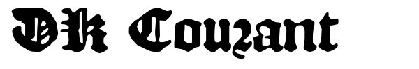 DK Courant font preview